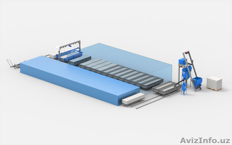 Линия по производству газобетонных блоков АСМ-50КС - Изображение #1, Объявление #1582513