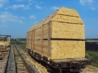 Доска обрезная, брус в вагонном объёме от производителя. - Изображение #1, Объявление #516519